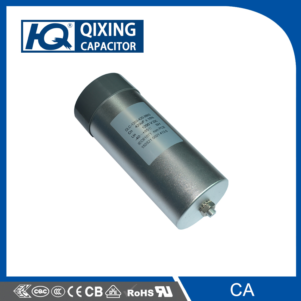 Aluminum shell dry type DC filter capacitor